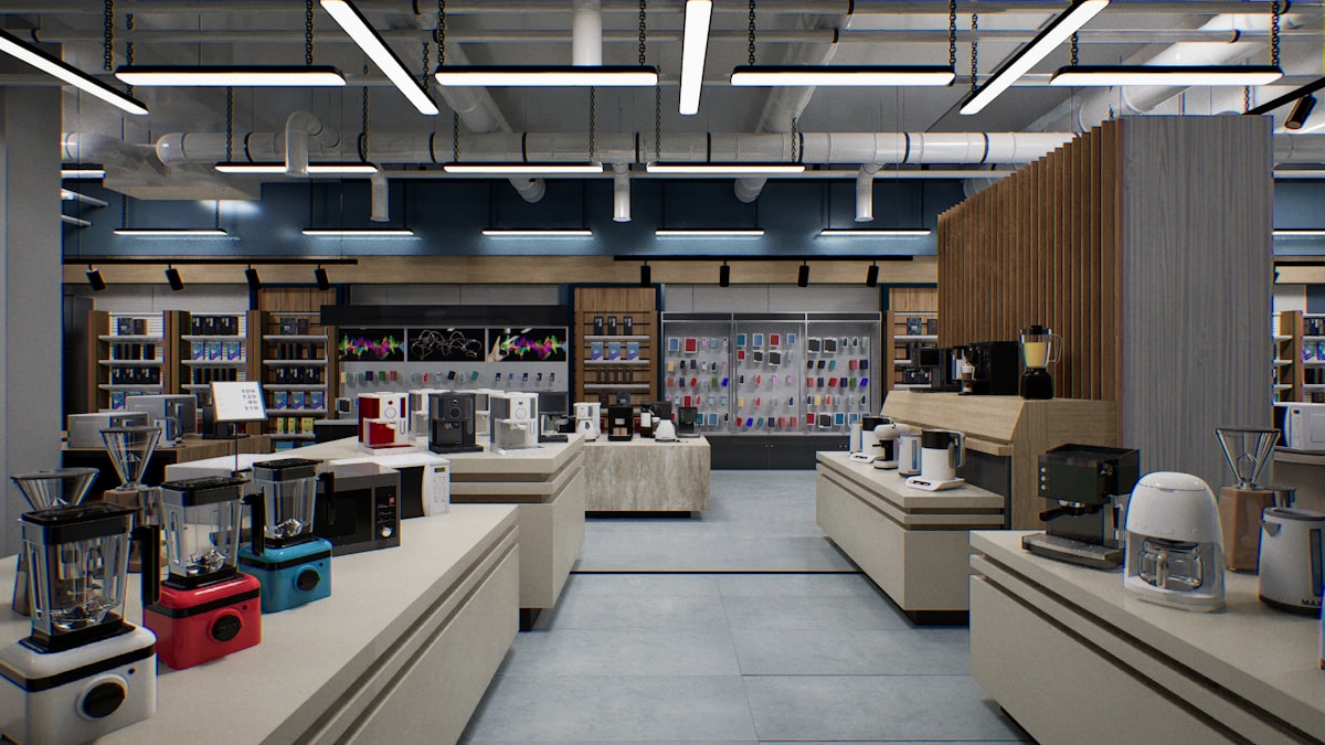 Appliance retail store